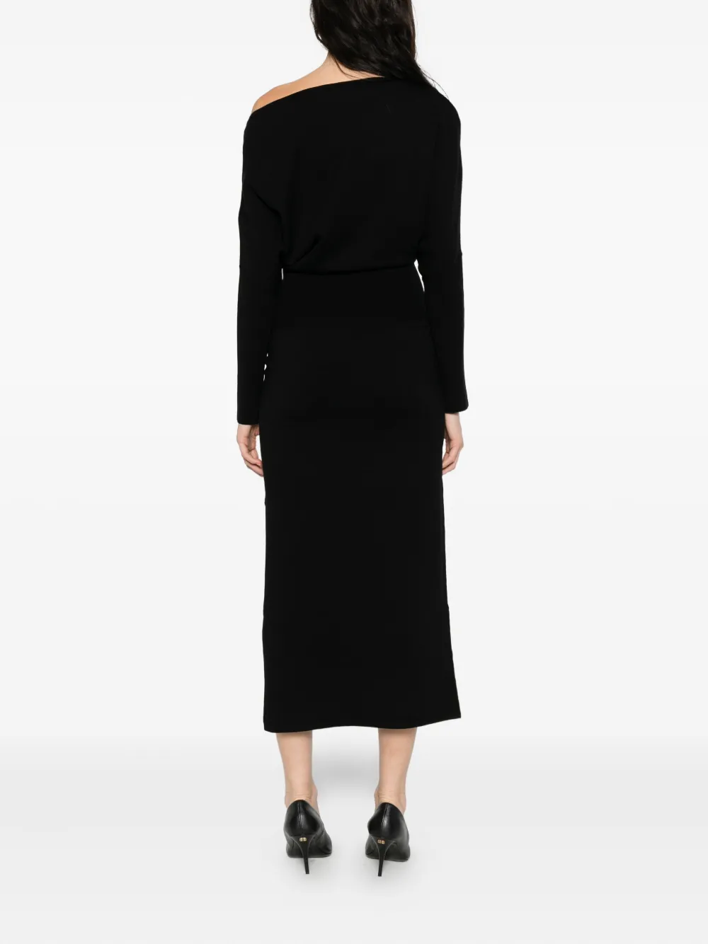 Simkhai Janese midi-jurk Zwart