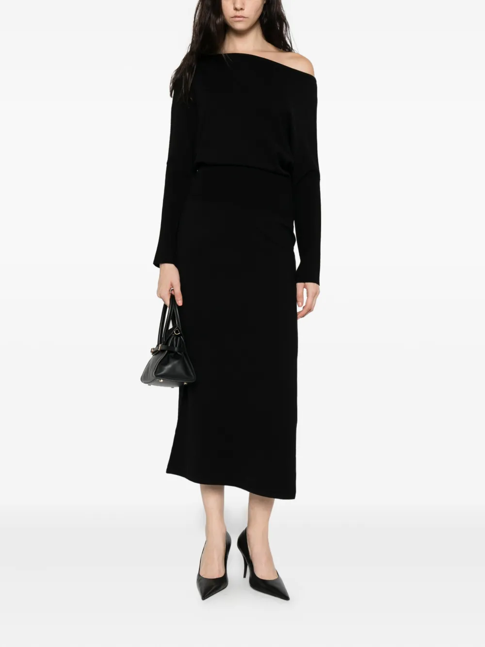 Simkhai Janese midi-jurk - Zwart