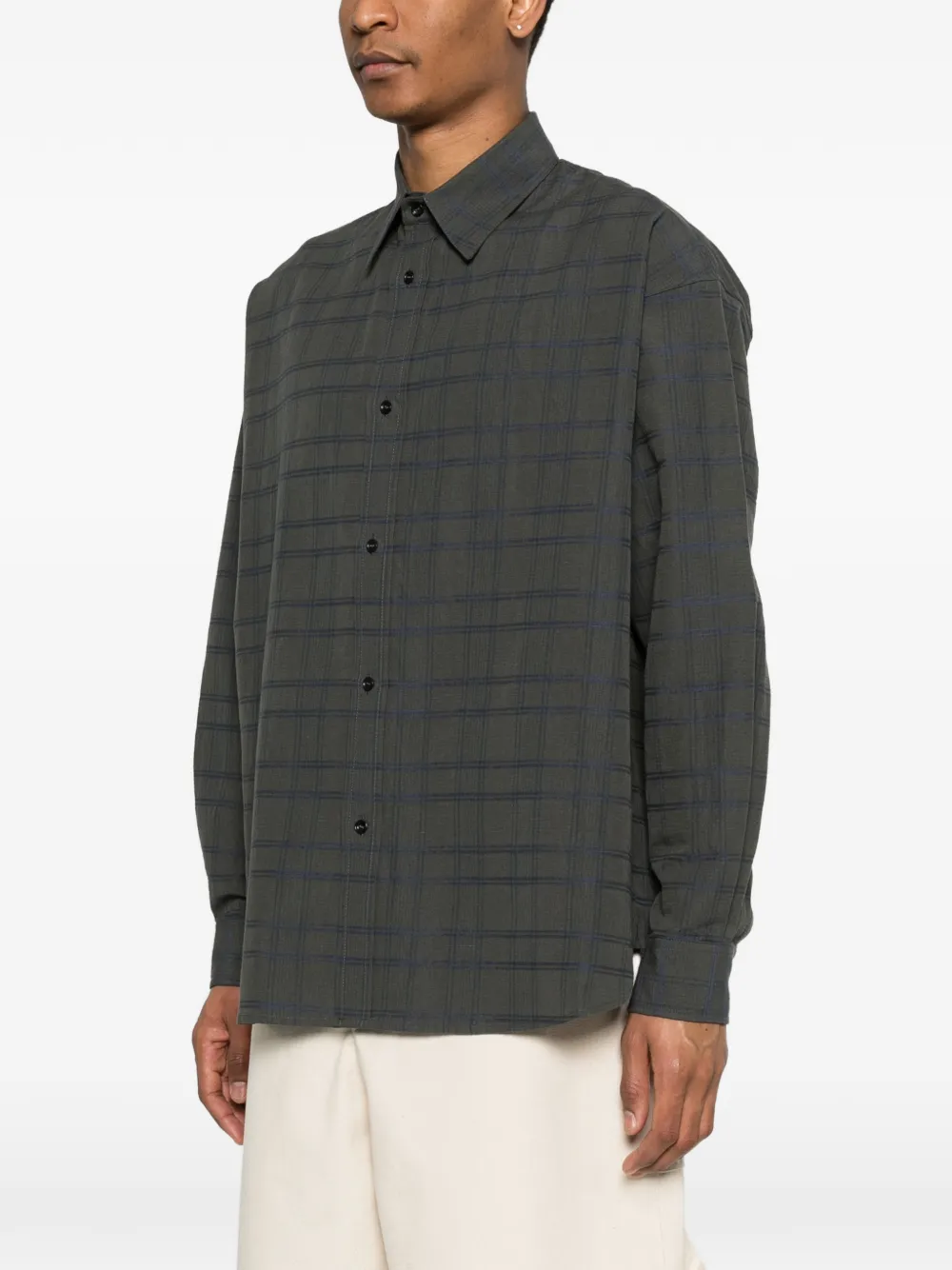  Sage Nation Camicia Chisholm Oversize - Grigio 