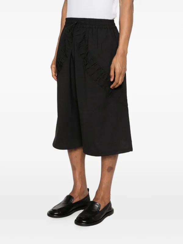 パンツ sage nation fossil shorts SAGE NATION Fossil ショートパンツ | ブラック | FARFETCH JP