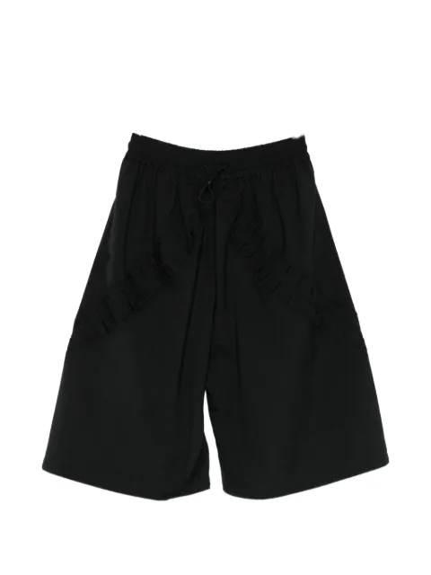 SAGE NATION Fossil rouched shorts