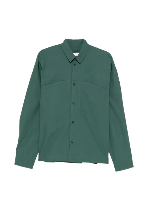 SAGE NATION Oval oversized pocket shirt