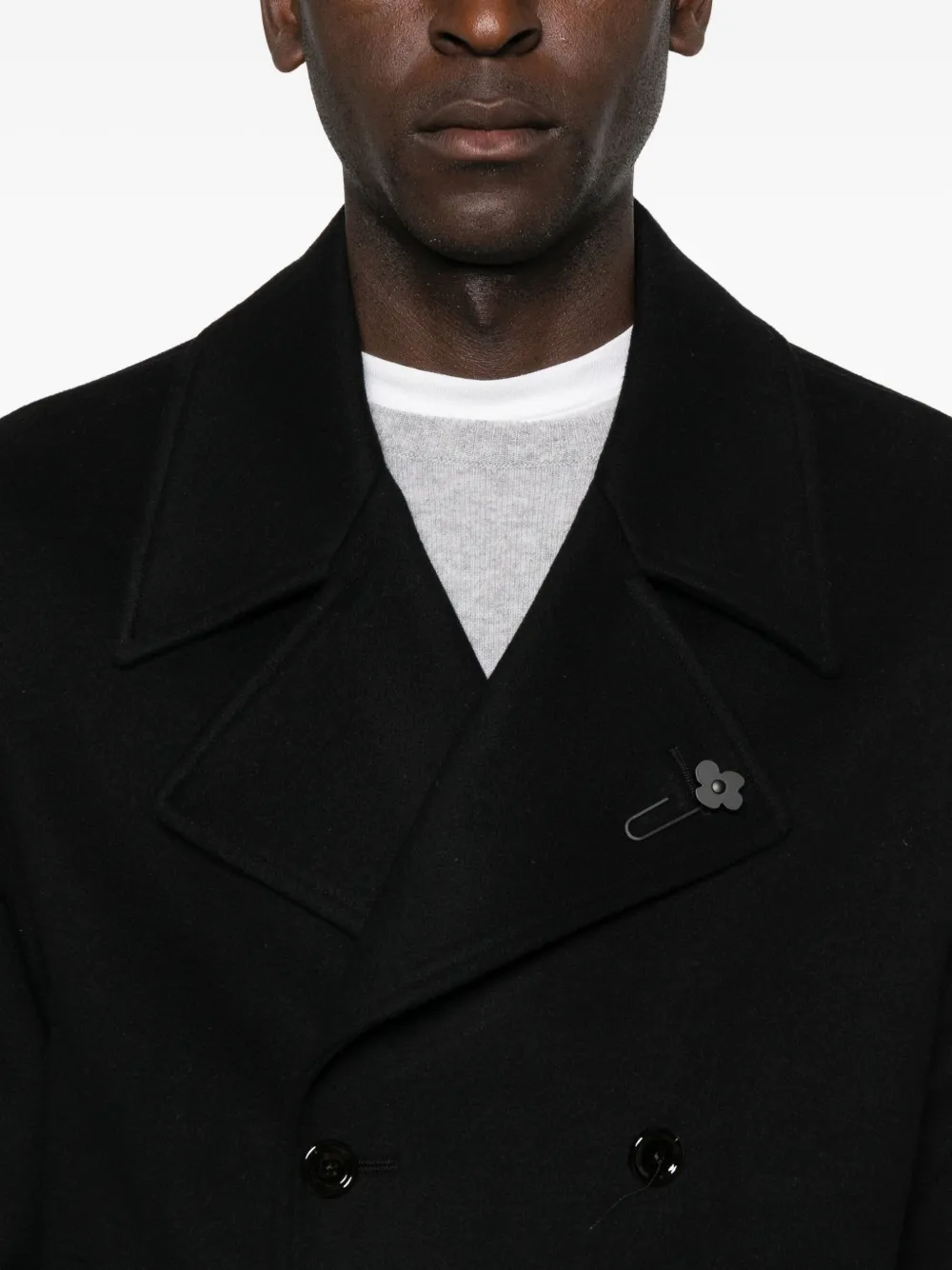 Lardini Blazer met dubbele rij knopen Zwart