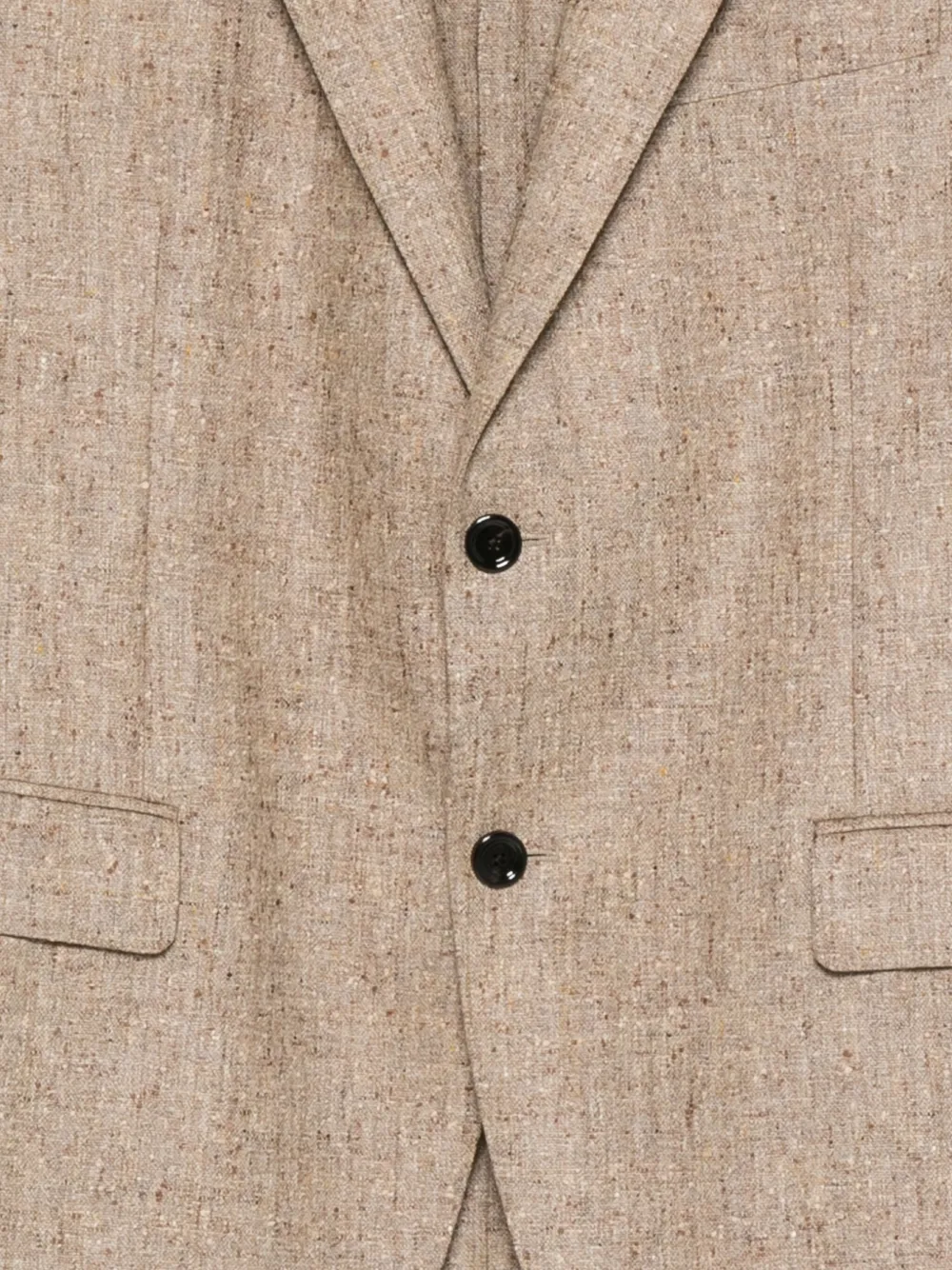 Lardini Pak met enkele rij knopen Beige