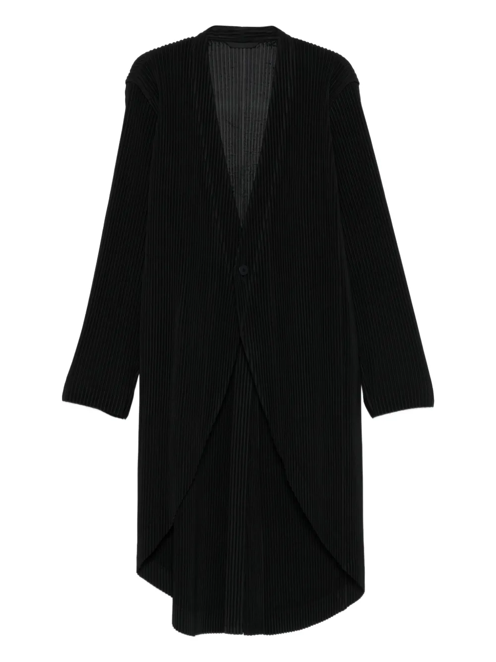 Homme Plissé Issey Miyake Tailored Pleats 2 buttoned coat | Black | Image 1