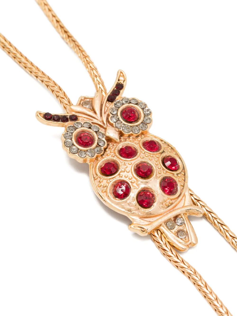 Blaklace Owl Necklace In Gold