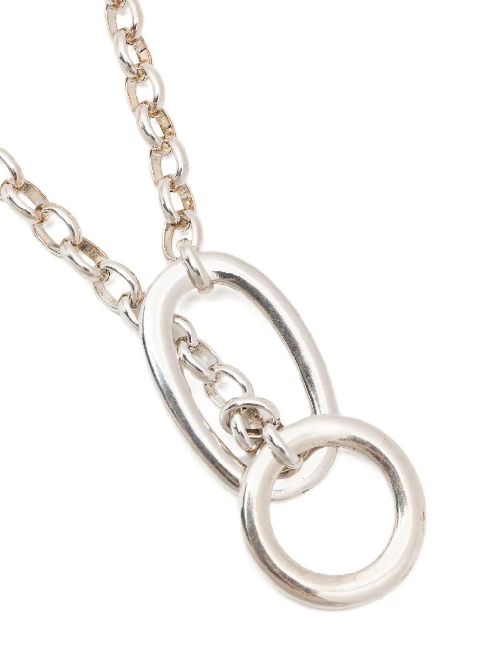 Blaklace Drop Necklace In Silver