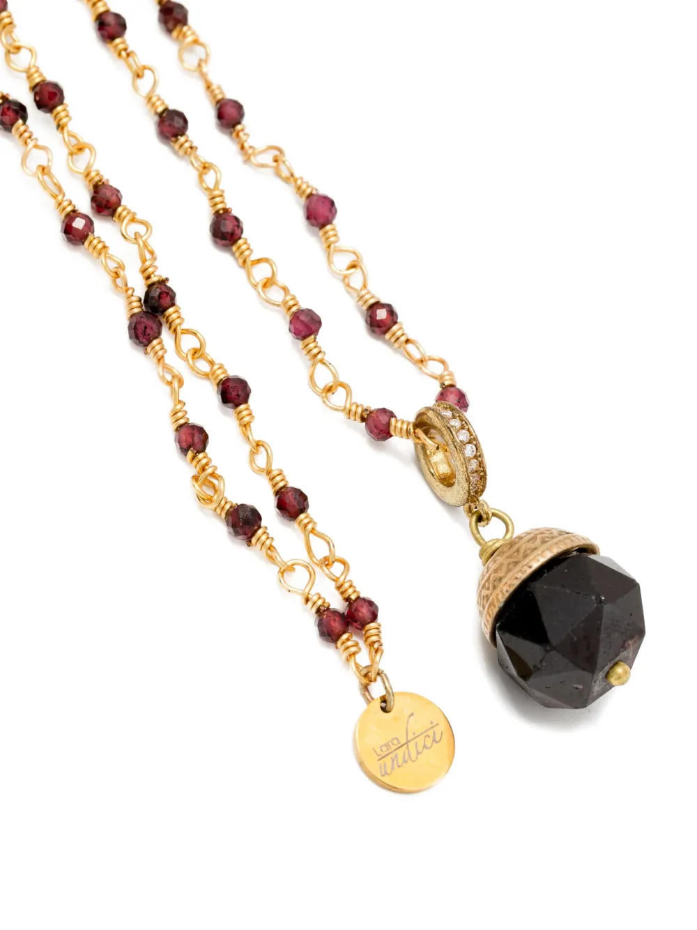 Blaklace Beaded-embellished Necklace In Gold