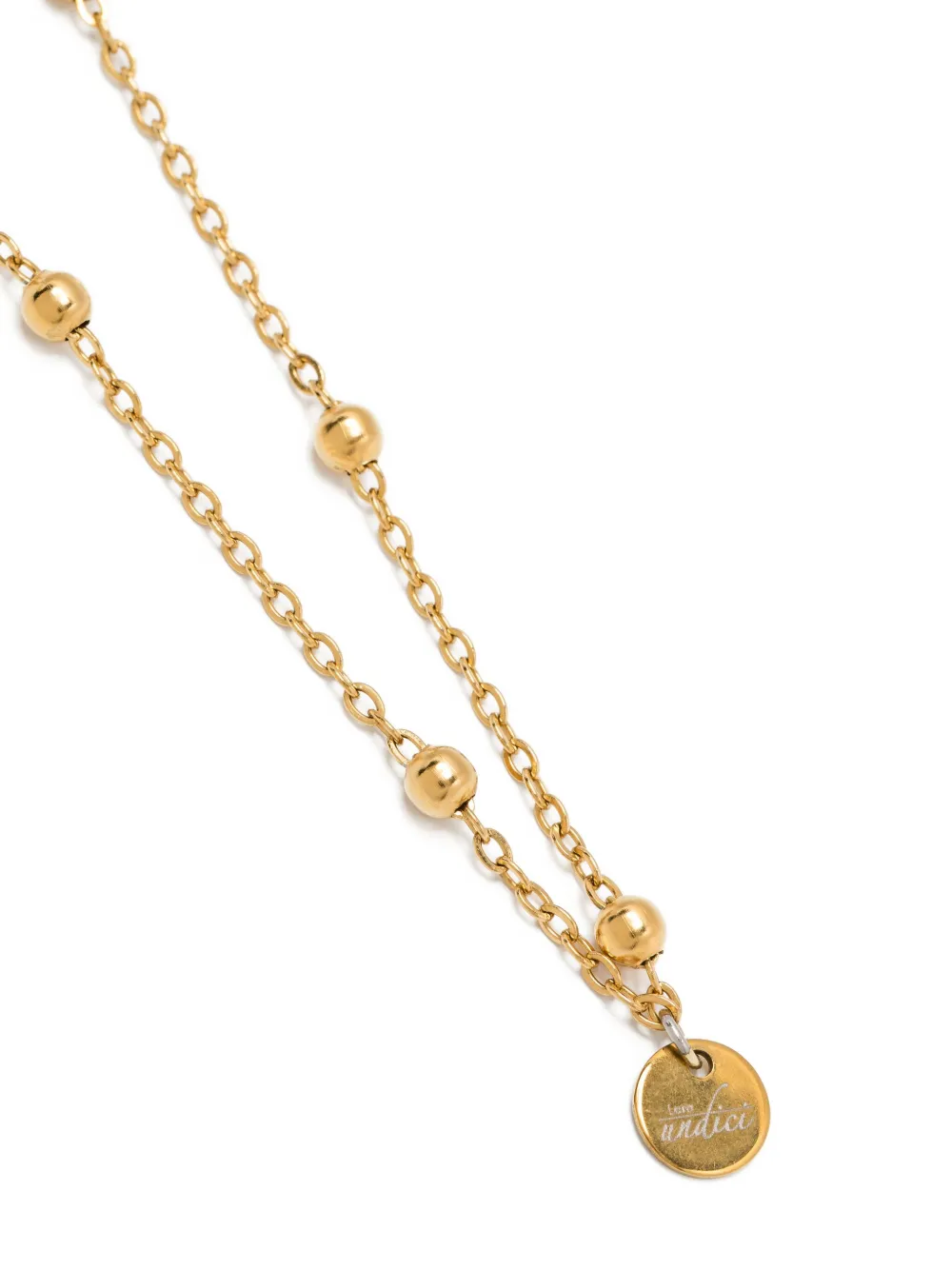 Blaklace Horn Necklace In Black