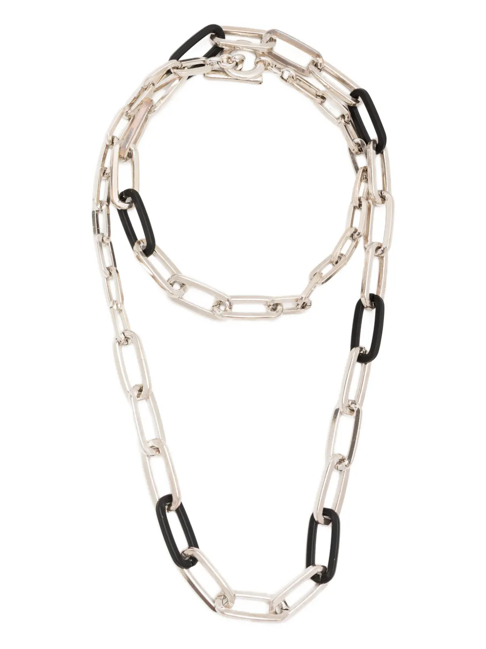 BLAKLACE toggle lock necklace | Silver | Image 1