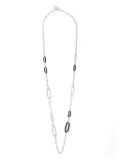 BLAKLACE chain-link necklace - Silver