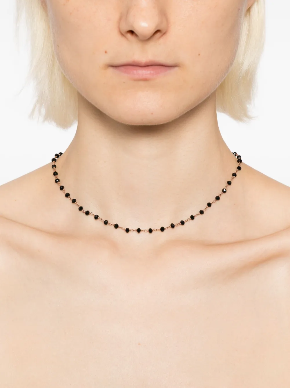 Blaklace Beaded-embellished Necklace In Gold