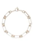 BLAKLACE interlocking charm necklace - Silver