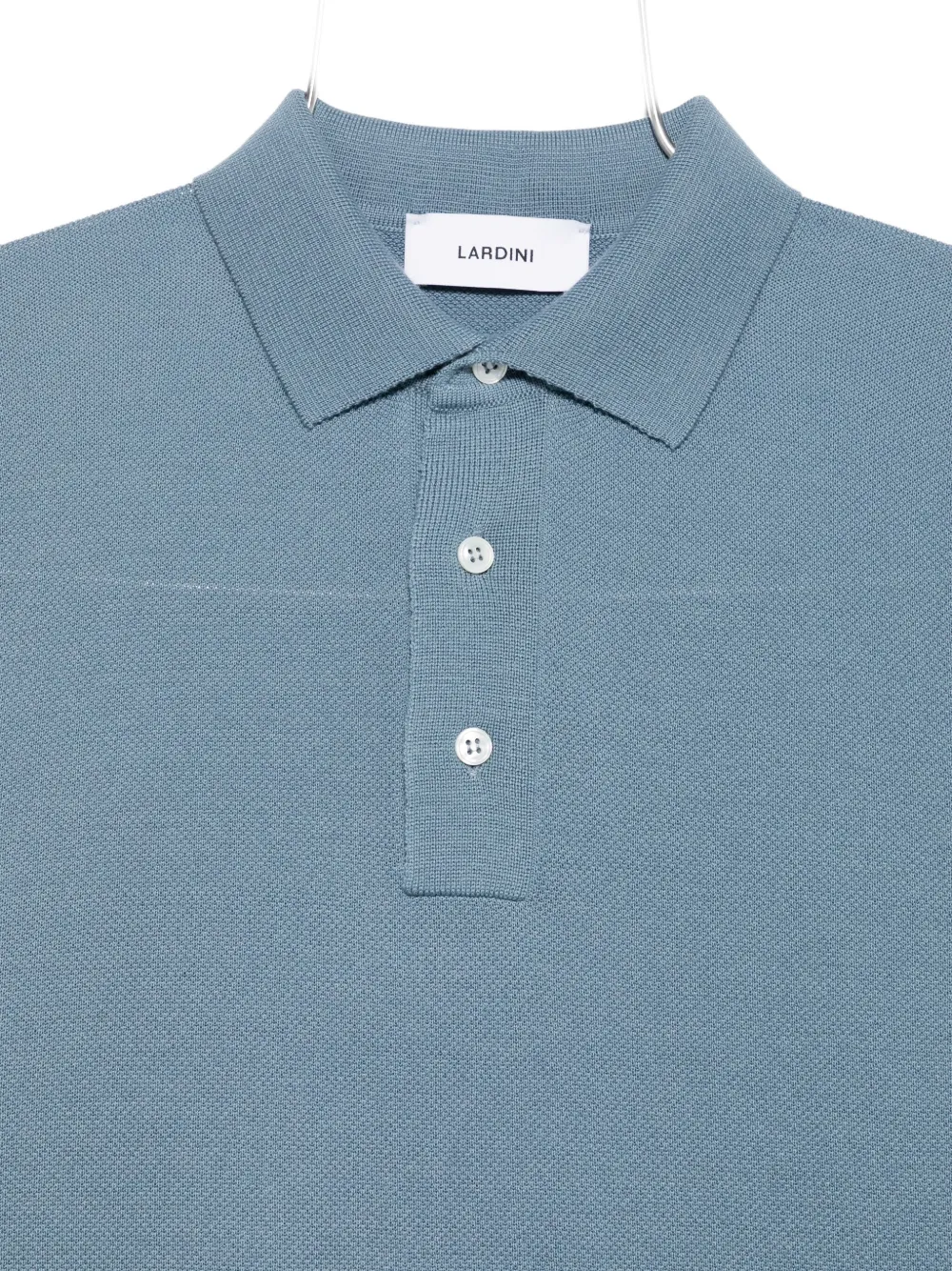 Lardini Fijngebreid poloshirt Blauw
