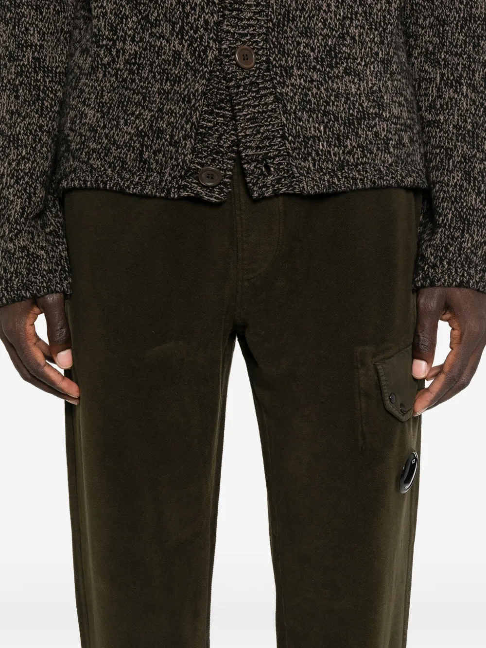 C.p. Company Drawstring Trousers In Green
