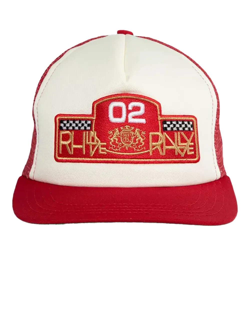 Rhude Rally Prix Trucker Cap In Red