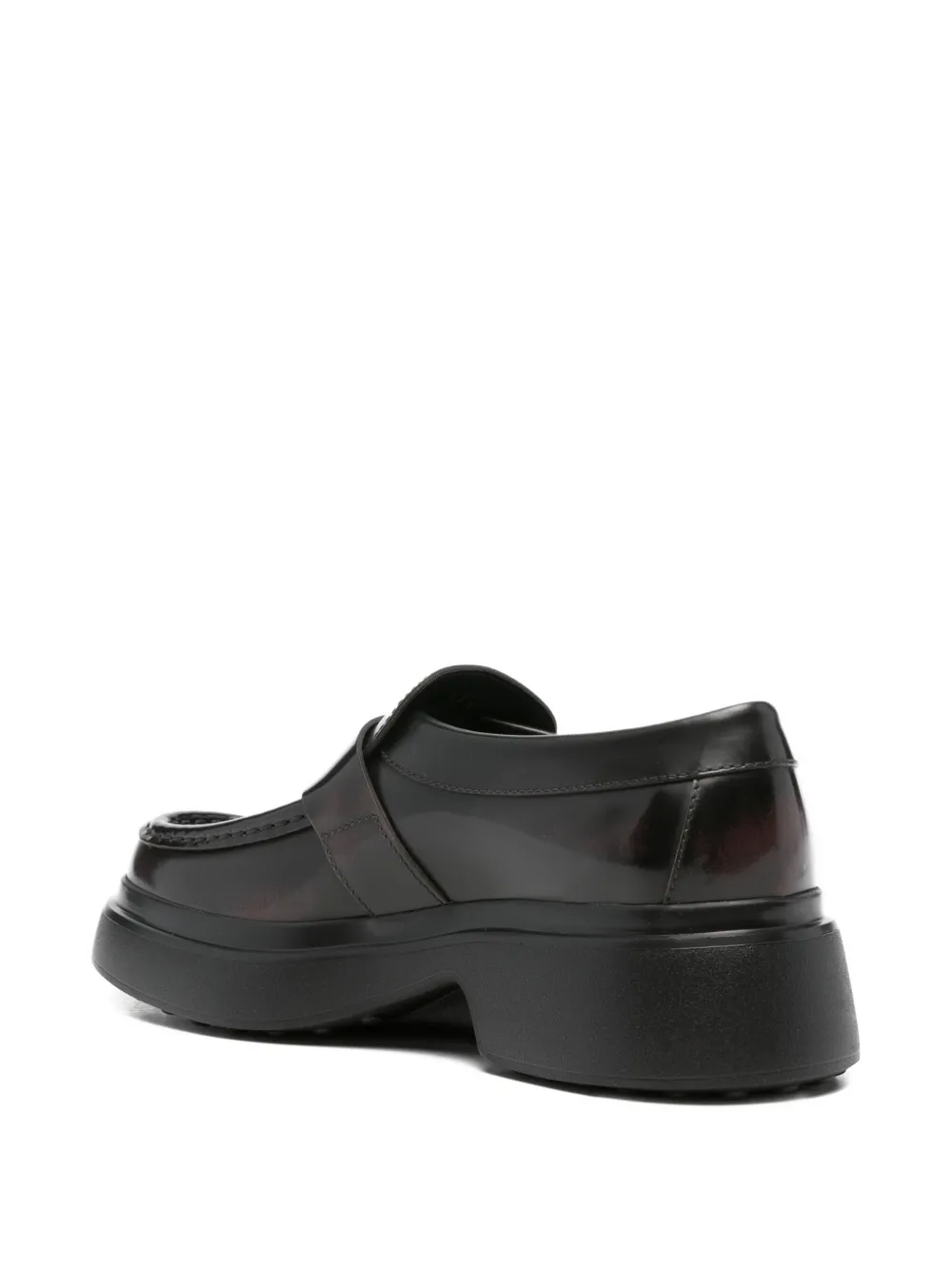Tod's Loafers met plateauzool en gespdetail Zwart
