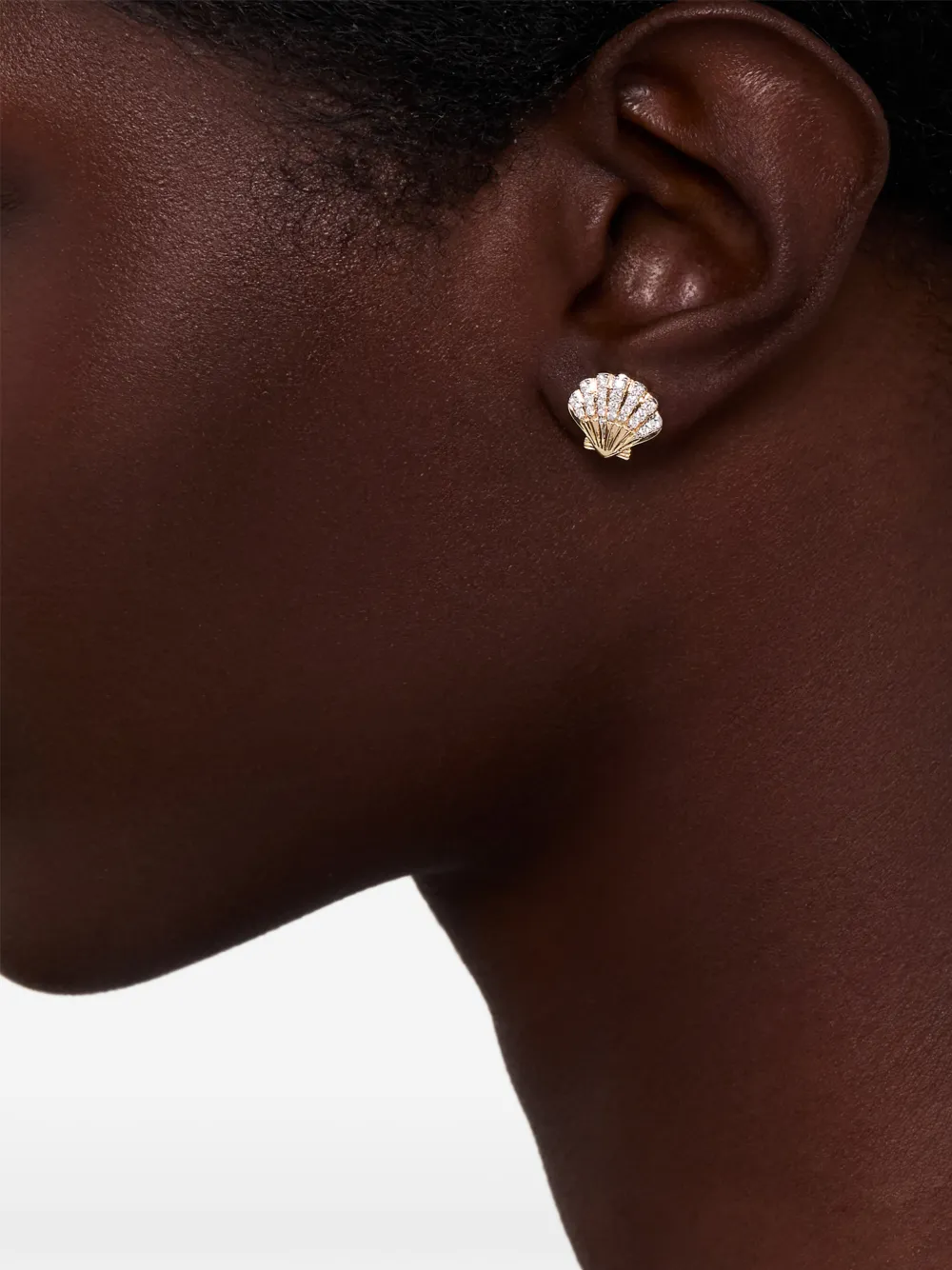Mateo Diamond Venus Earrings in Gold, view 5