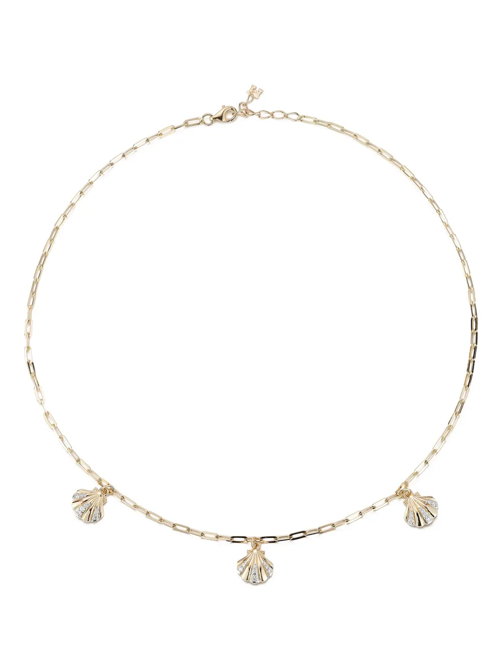 Mateo 14K yellow gold 3 Petite Venus diamond necklace - ゴールドトーン Mateo 14K yellow gold 3 Petite Venus diamond necklace - ゴールドトーン
