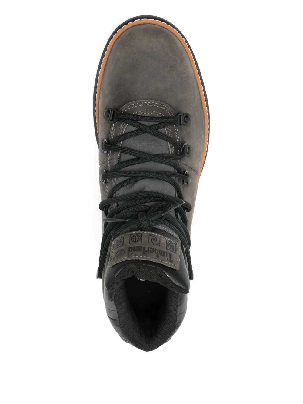 Timberland Hudson Road leren veterlaarzen Grijs