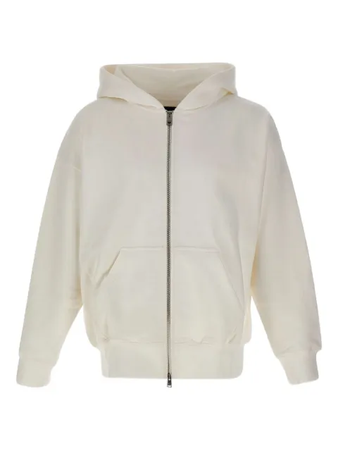 Purple Brand two-way zip hooded sweatshirt