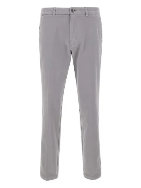BOSS logo-patch welt-pocket trousers