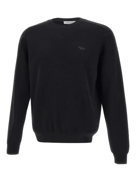 Maison Kitsuné suéter con zorro bordado