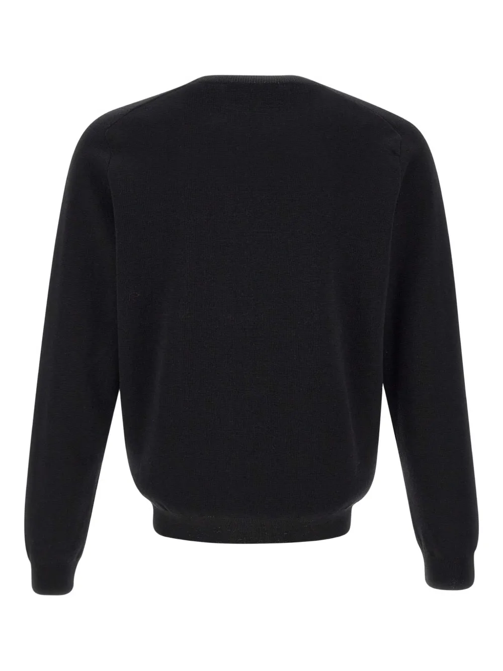 Maison Kitsuné embroidered-fox sweater - Zwart