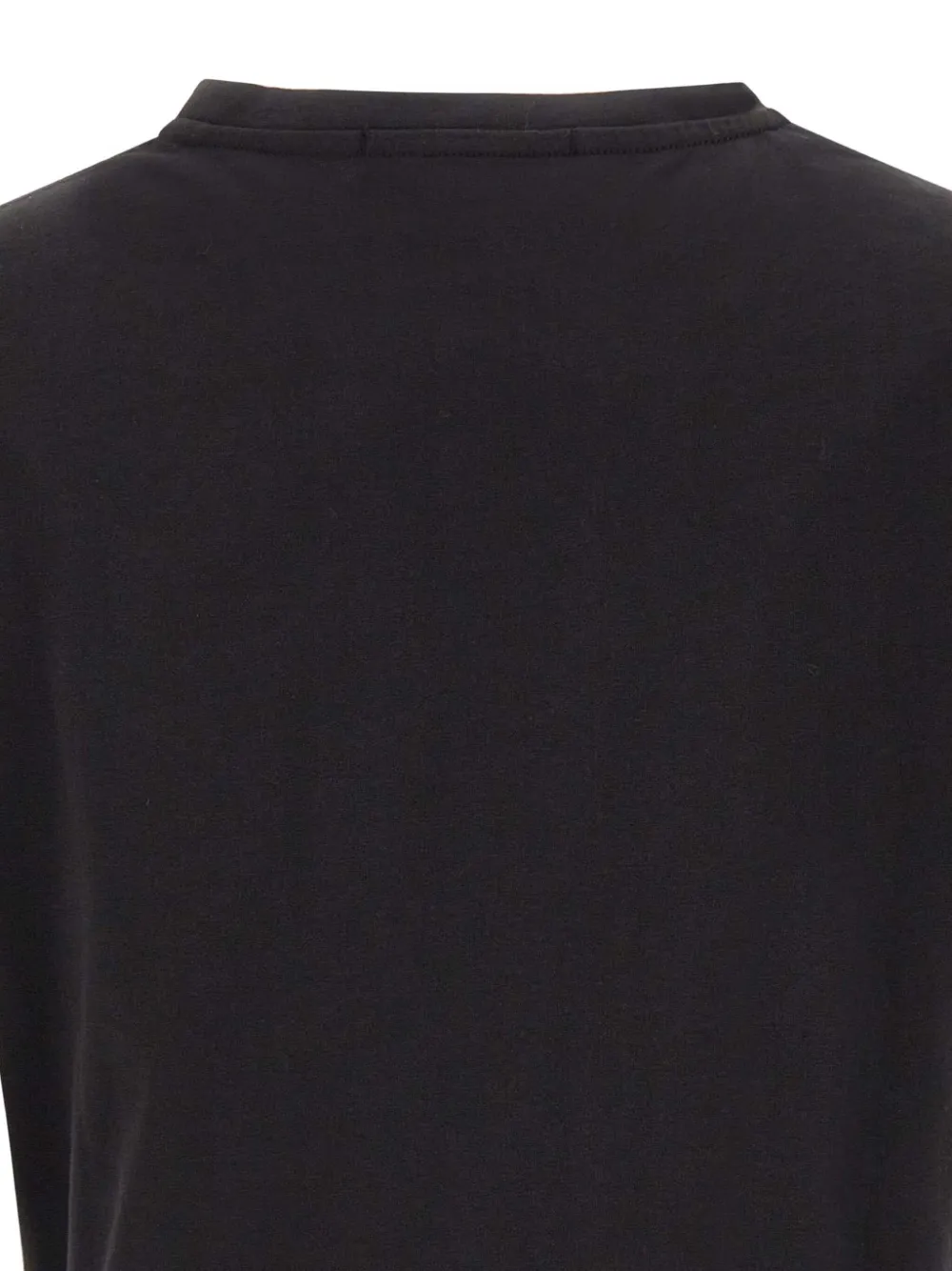 Kaos Chain-embellished Crew Neck T-shirt In Black