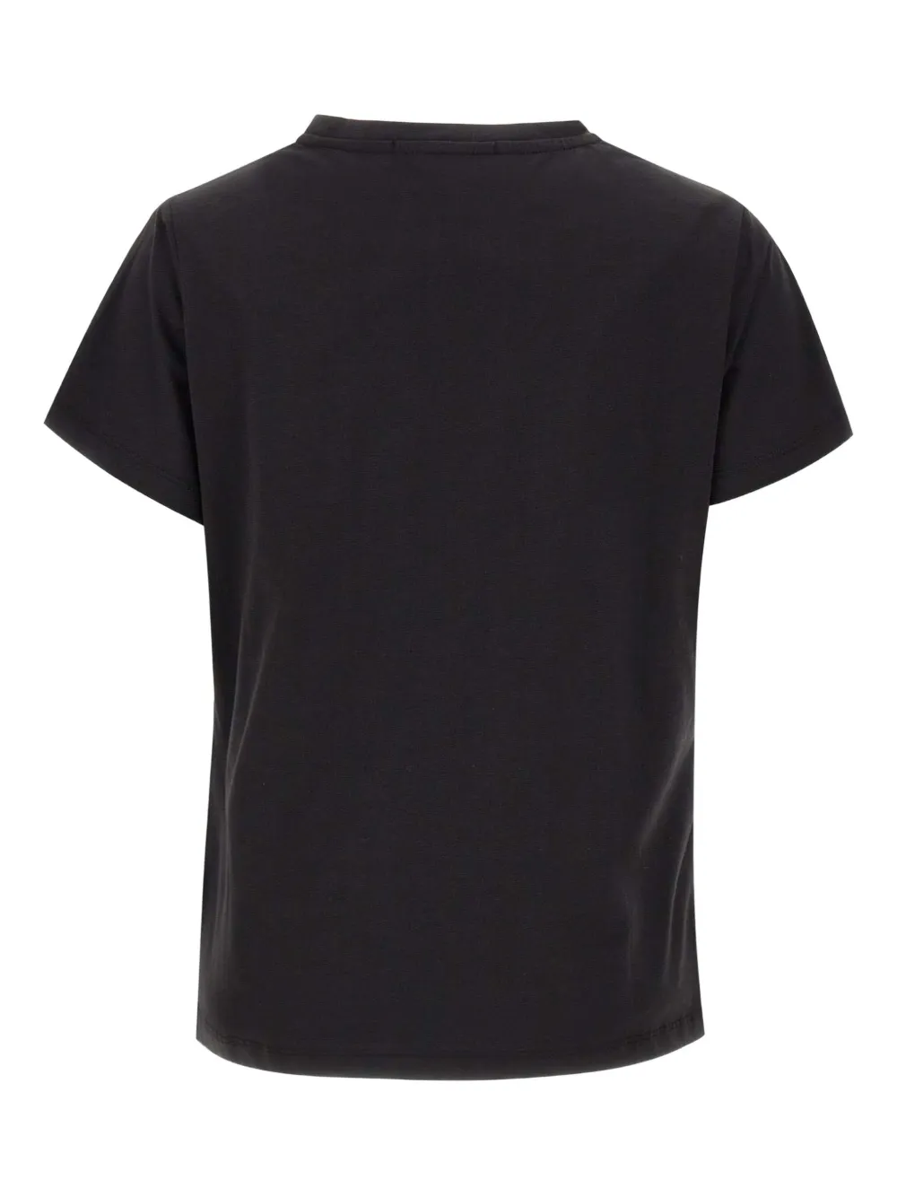 Kaos Chain-embellished Crew Neck T-shirt In Black