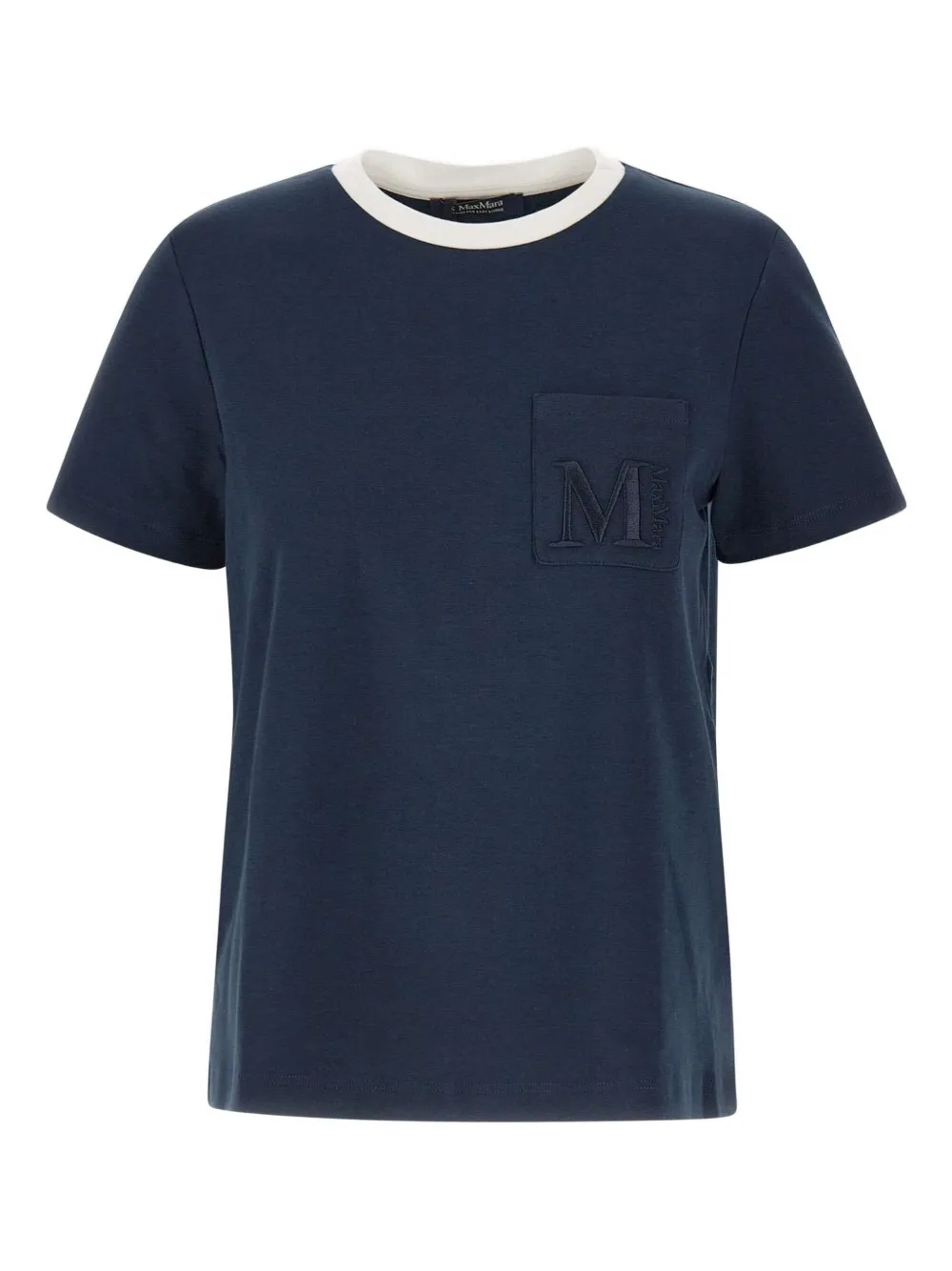 'S Max Mara T-shirt met geborduurde zak Blauw