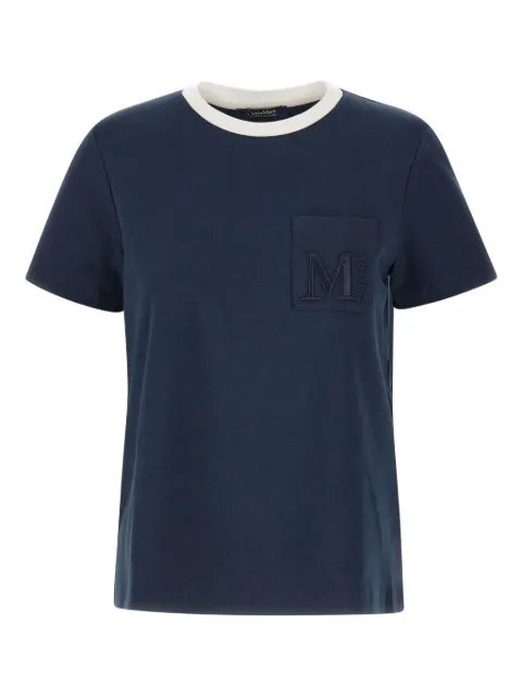 'S Max Mara pocket-embroidered T-shirt