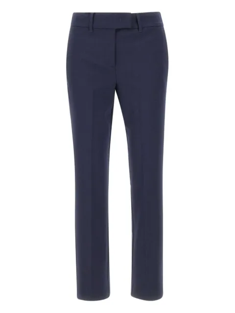 Marella front-crease welt-pockets trousers