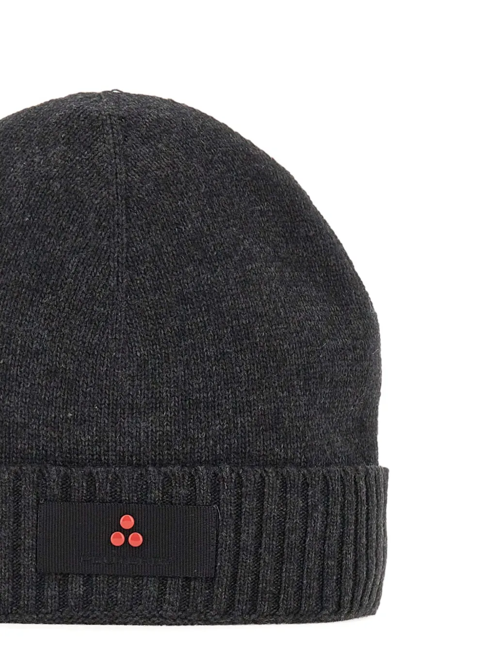 Peuterey Ribbed-cuff Beanie In Gray