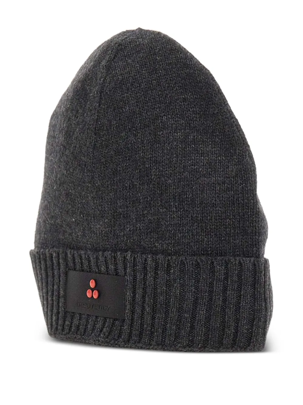 Peuterey Beanie mit gerippten Saum | Grau | Image 1
