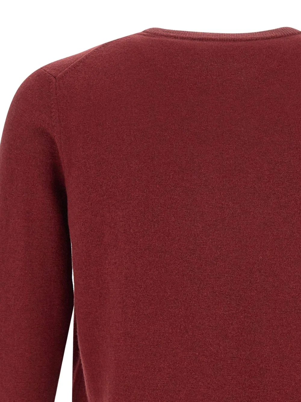 Kangra ribbed crew-neck sweater Rood