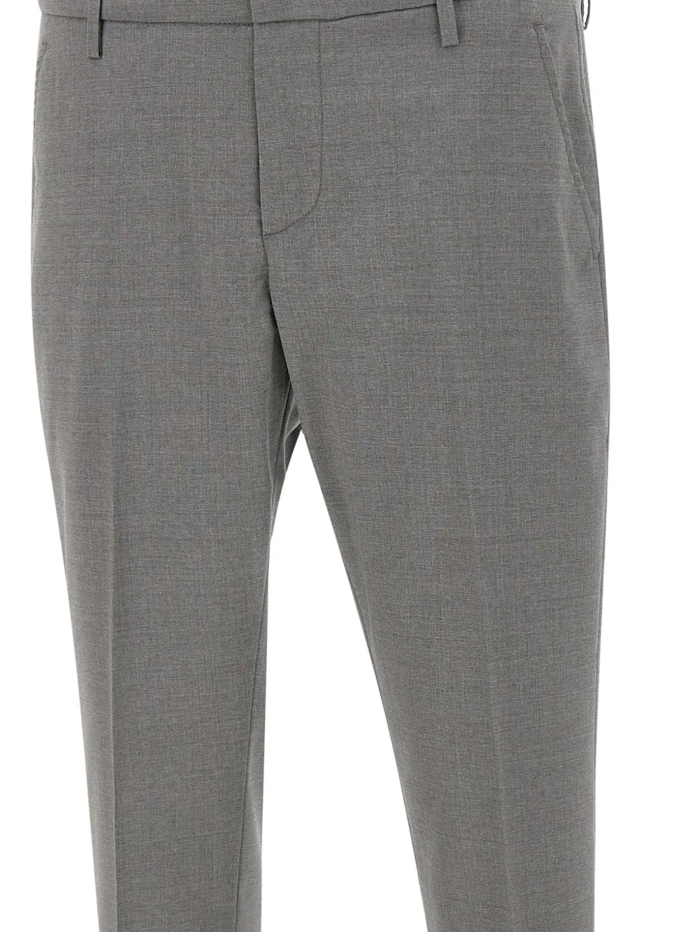 DONDUP Broek met omgeslagen pijpen Grijs