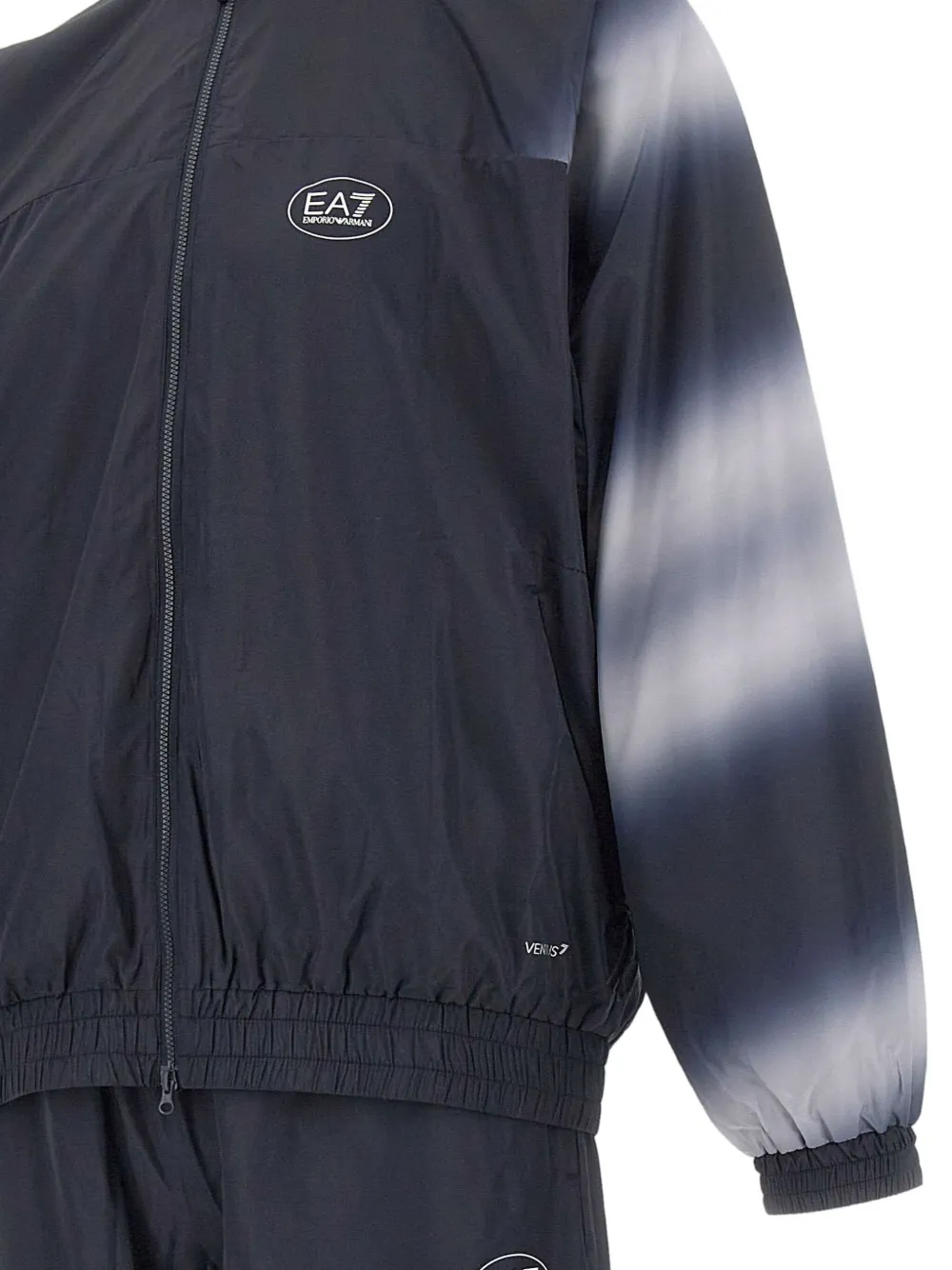 Ea7 Tennis Pro Tracksuit In Ventus7 Technical Fabric With Print In Blue