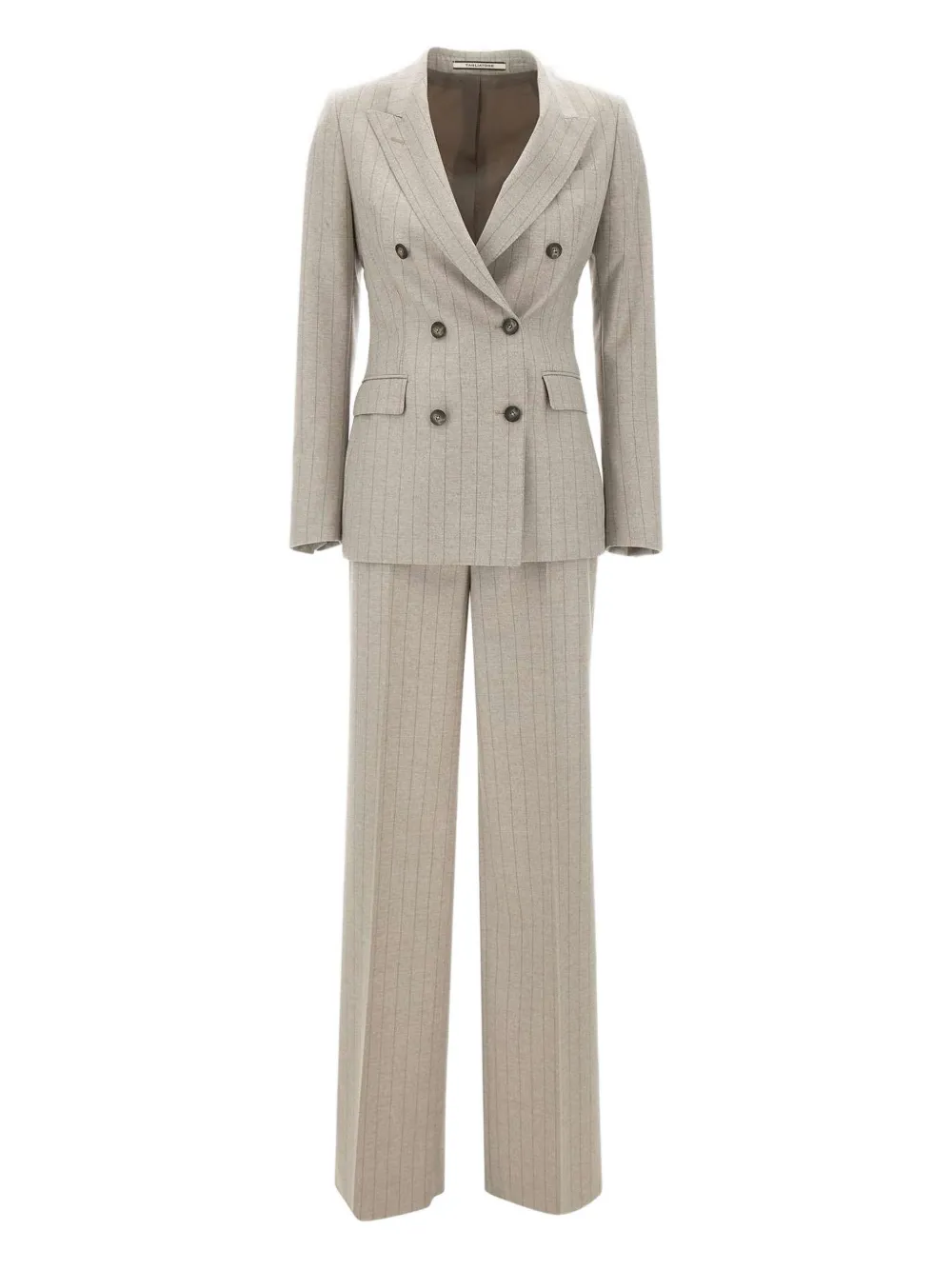Tagliatore pinstripe double-breasted suit | Neutrals | Image 1