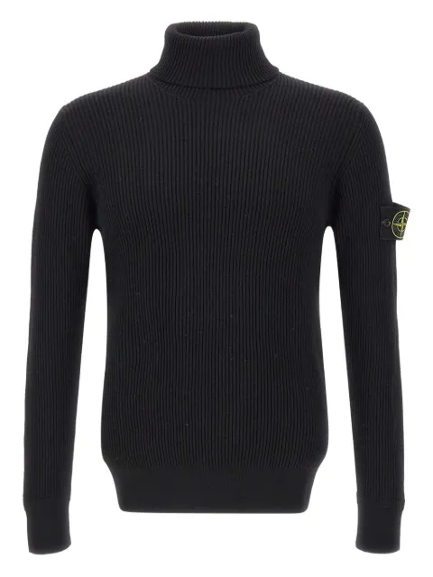 Stone Island pull côtelé à col roulé