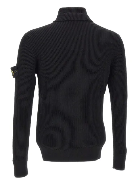 Stone Island ribbed turtle-neck sweater