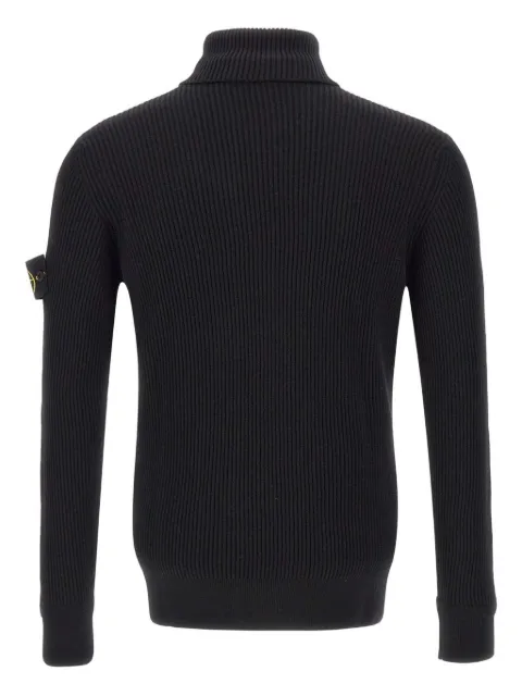 Stone Island ribbed turtle-neck sweater