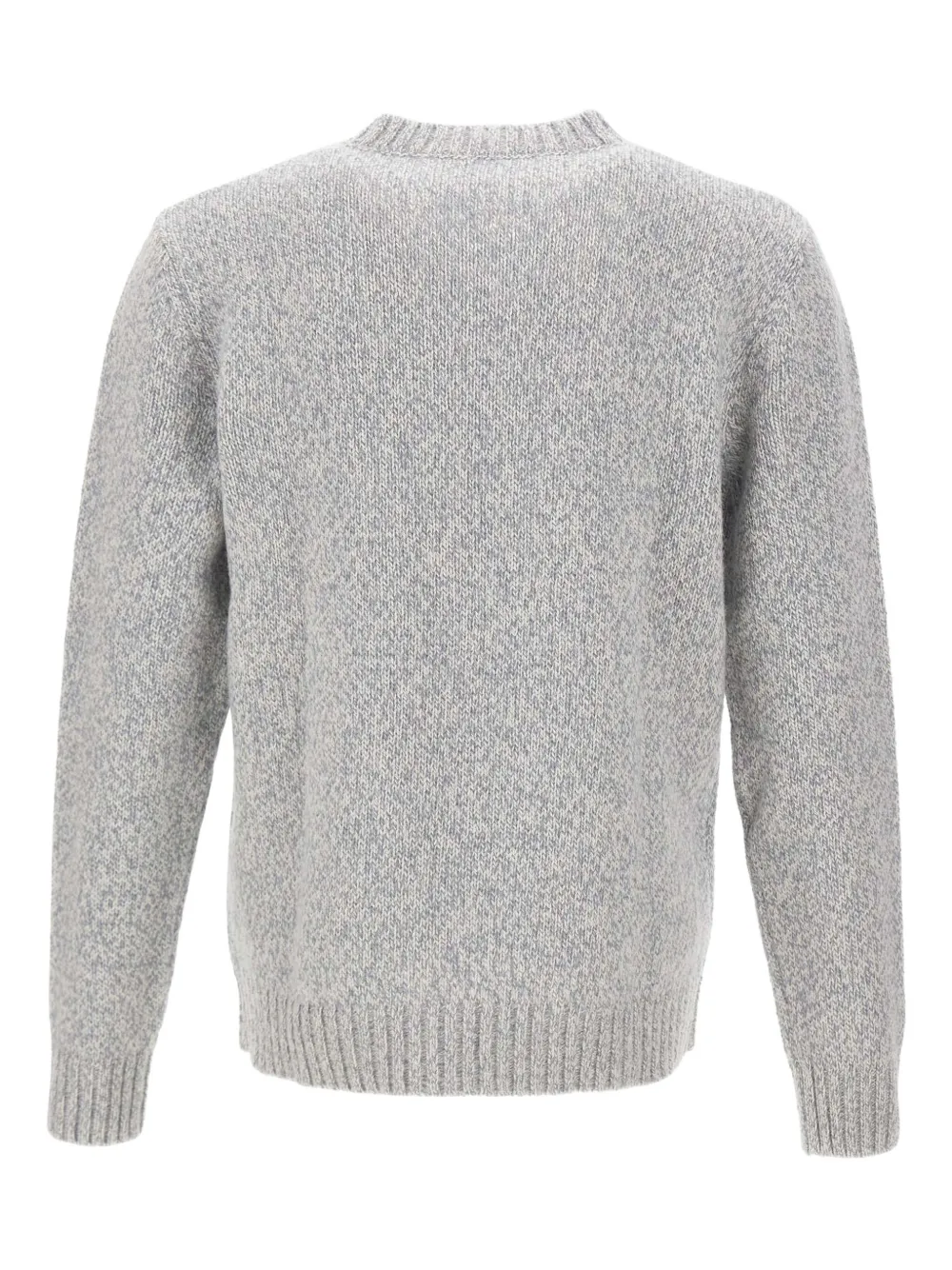 Eleventy geometric-pattern wool sweater Grijs