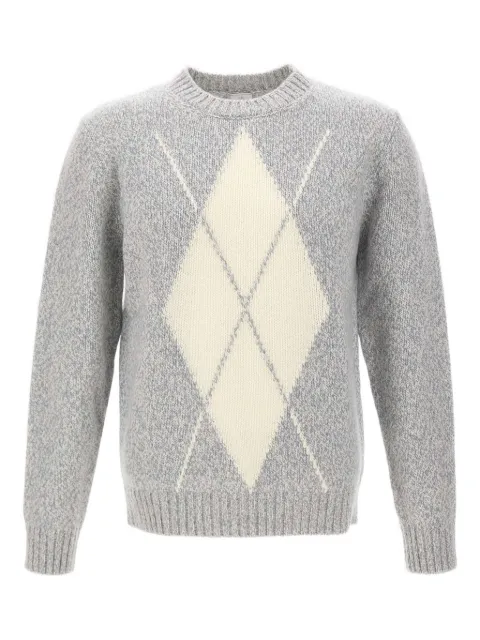 Eleventy geometric-pattern wool sweater