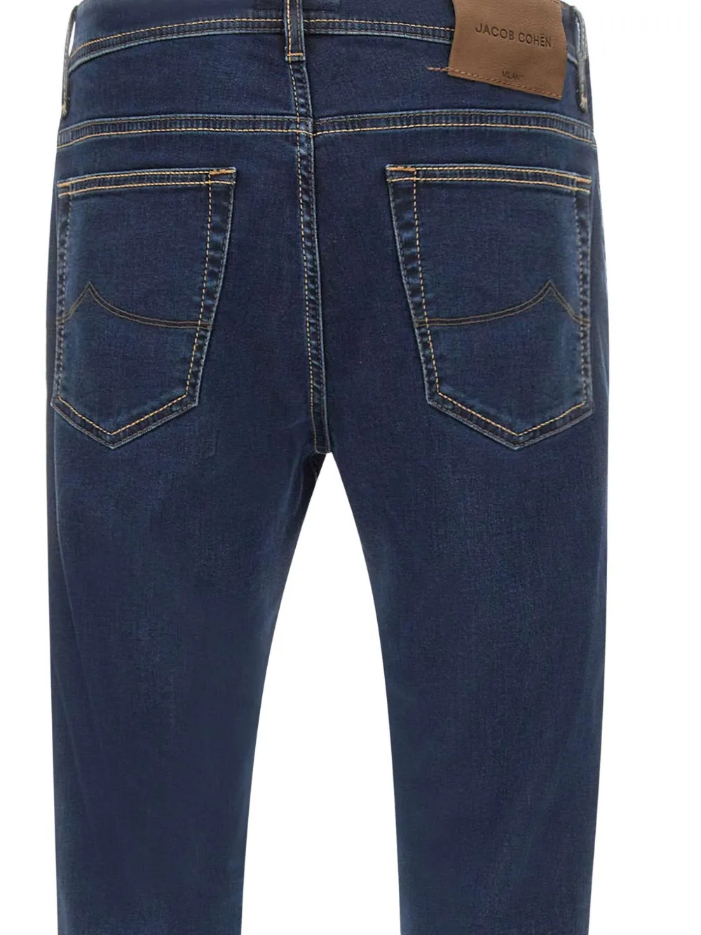 Jacob Cohën logo-patch jeans Blauw