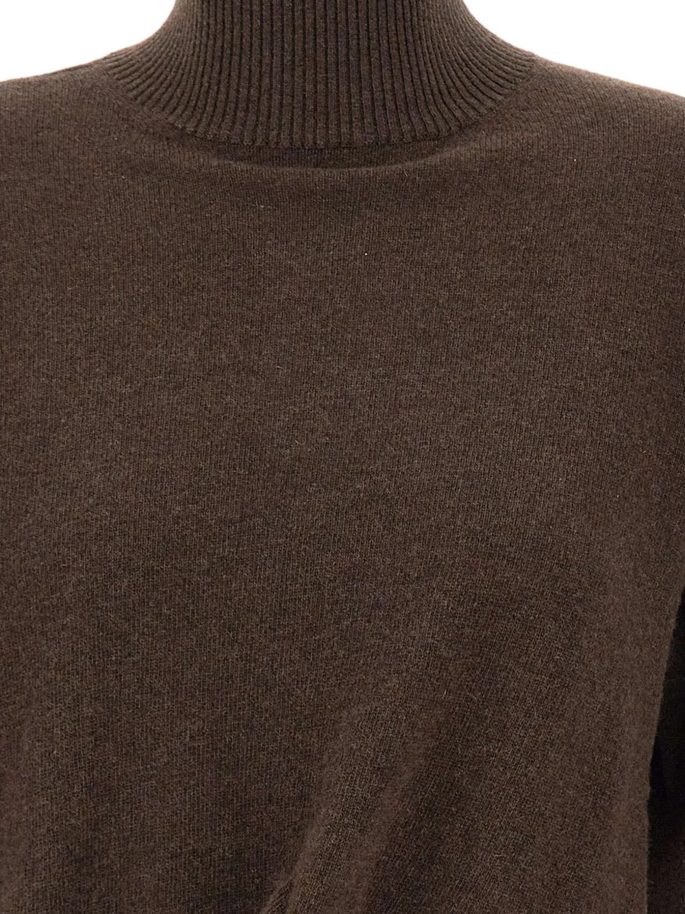 Marella turtleneck twisted-detail sweater Bruin