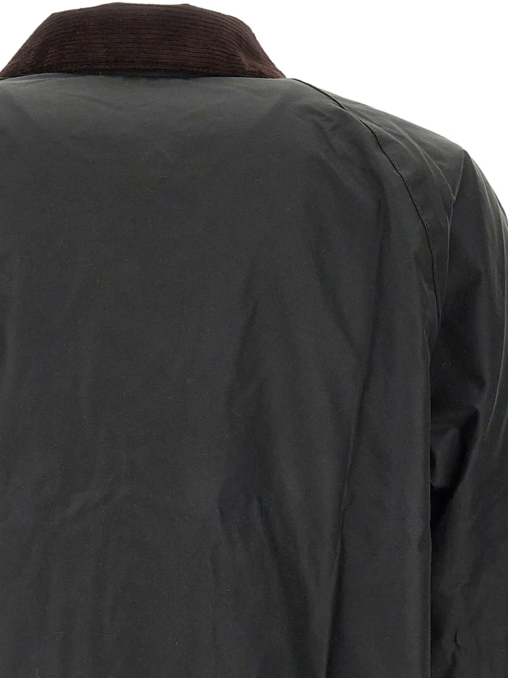 Barbour Transport Waxed corduroy-collar jacket Groen