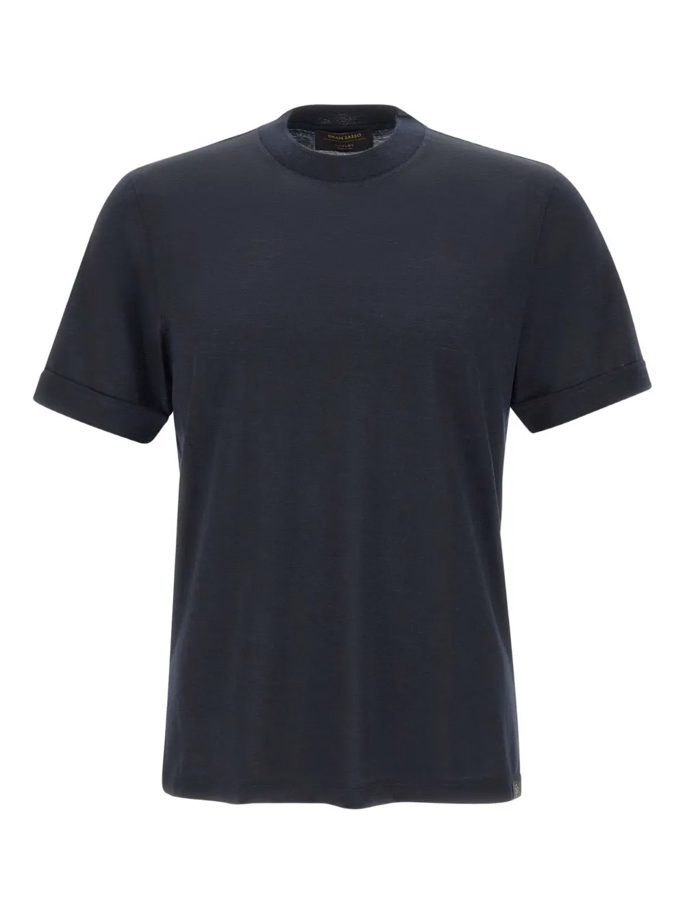 Gran Sasso crew-neck short-sleeve T-shirt | Blue | Image 1