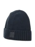Stone Island compass-logo cuff beanie - Blue