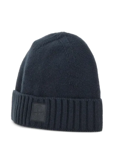 Stone Island gorro con logo Compass